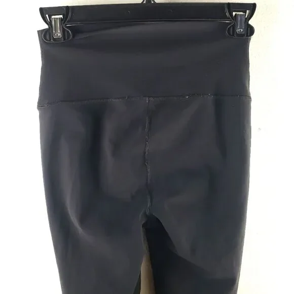 Women's ALO Black Preowned Cut Out Stretchy Yoga Pants Size XS - Picture 6 of 12